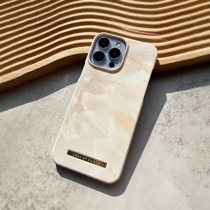 iPhone 14 系列 北歐時尚瑞典流行手機殼-珍珠玫瑰 - 手機殼/手機套 - 塑膠 橘色
