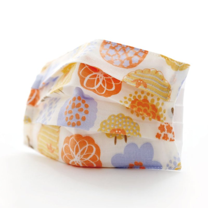 Flat children's reusable imported breathable cotton cloth mask cover (orange sheep) - หน้ากาก - ผ้าฝ้าย/ผ้าลินิน หลากหลายสี