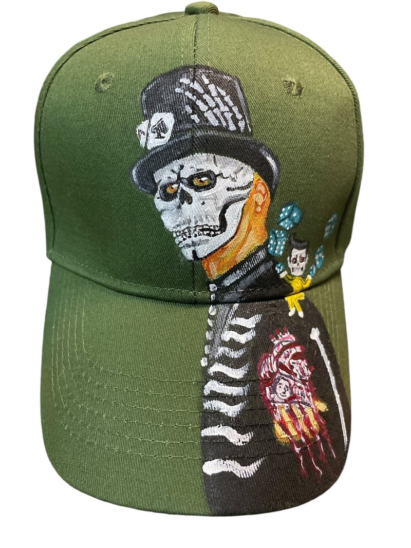 Gambling with the Undead - Hats & Caps - Cotton & Hemp Green