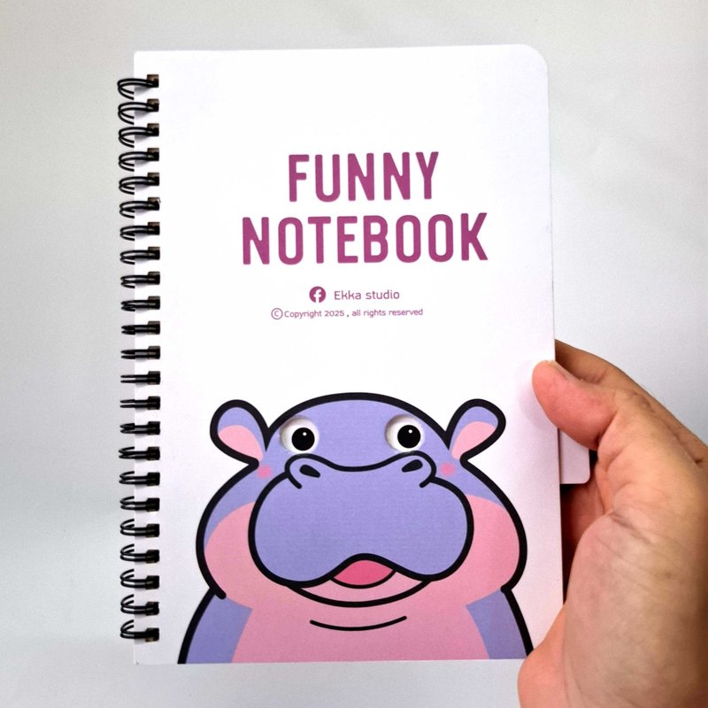 Funny notebook size: width 14.2c.m. Height 20.7c.m. ekkastudio|筆記本/手帳人氣 ...