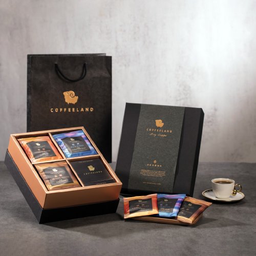 COFFEELAND 極品莊園咖啡 COFFEELAND | 精裝禮盒-30入濾掛咖啡-金典款(橘韻/焦糖/藍調)