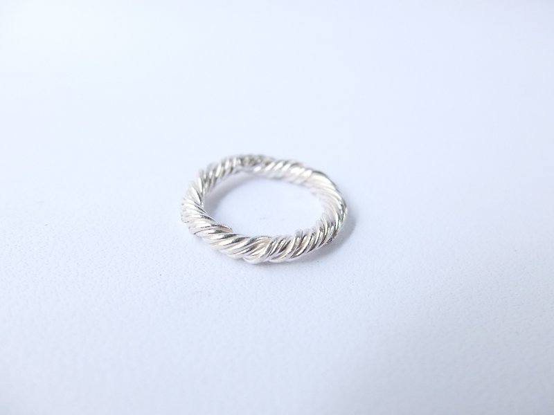 Braided Sterling Silver Ring - General Rings - Other Metals 