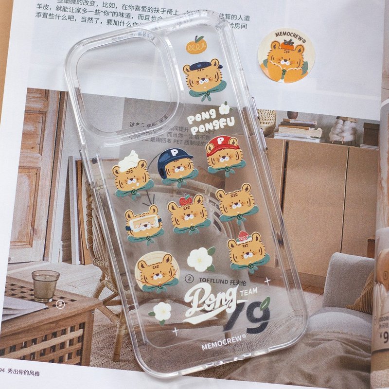 PONGPONGFU | PONGPONG TEAM iPhone Case - เคส/ซองมือถือ - อะคริลิค สีใส