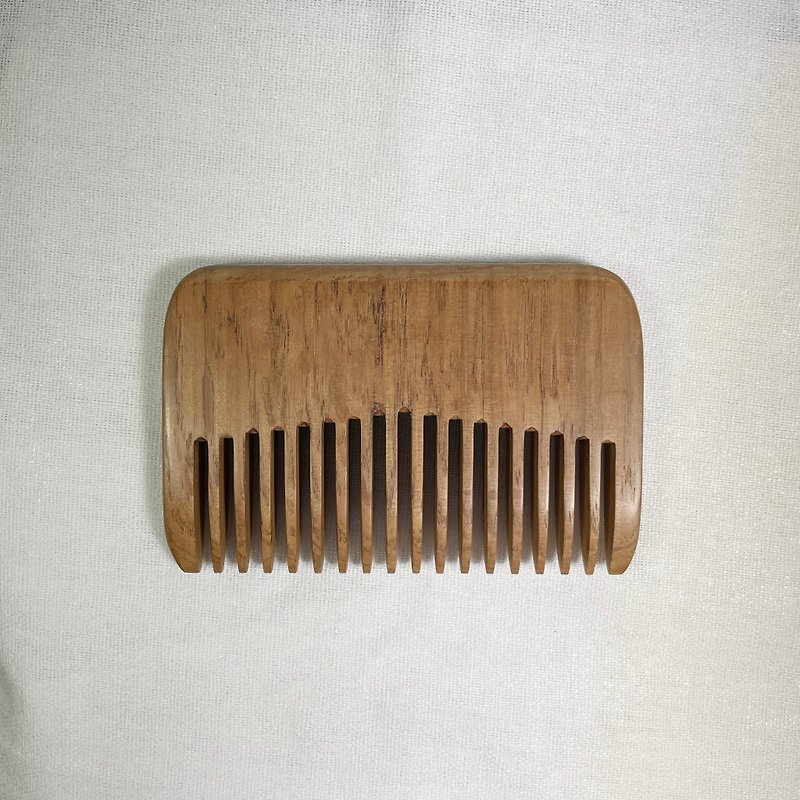 handcrafted wood comb - Makeup Brushes - Wood Brown