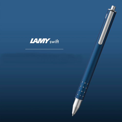 LAMY TAIWAN 官方旗艦館 【雷雕免費刻字】LAMY 鋼珠筆 / swift 速動系列 - 限量 皇家藍