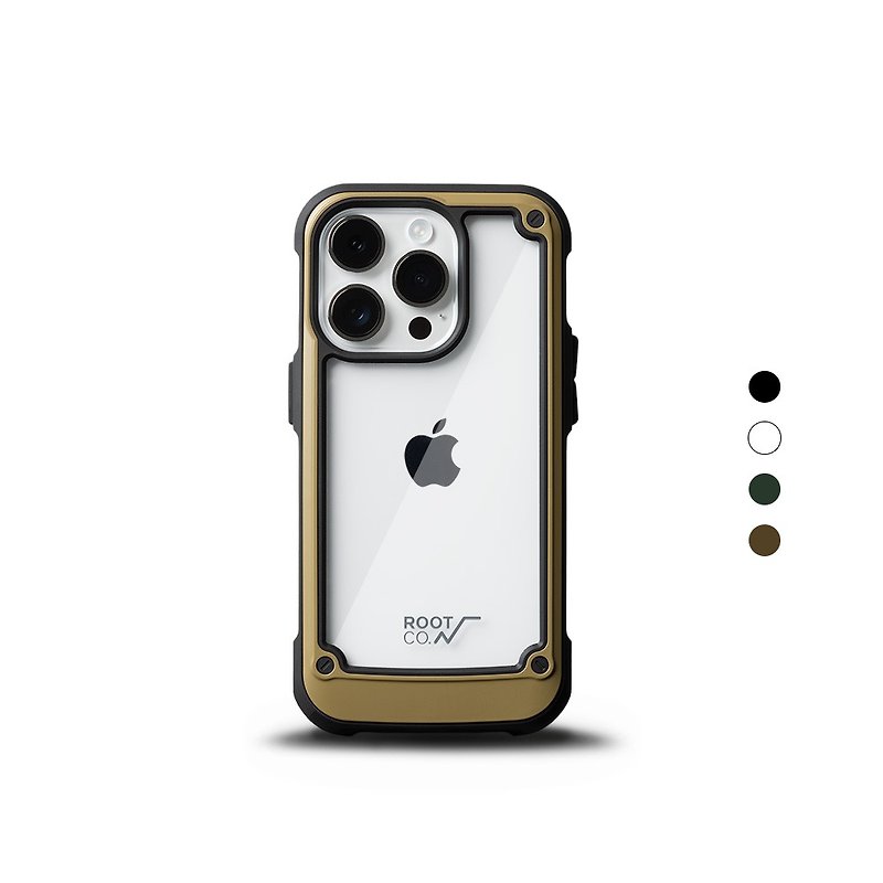 塑膠 手機殼/手機套 多色 - 日本 ROOT CO. iPhone 14 Pro 透明背板防摔手機殼