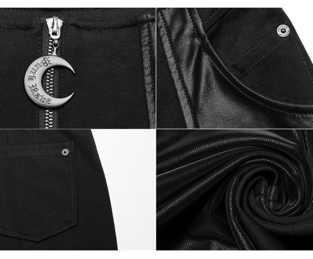 パンクサイキックマルチセクションパネルフェイクレザー