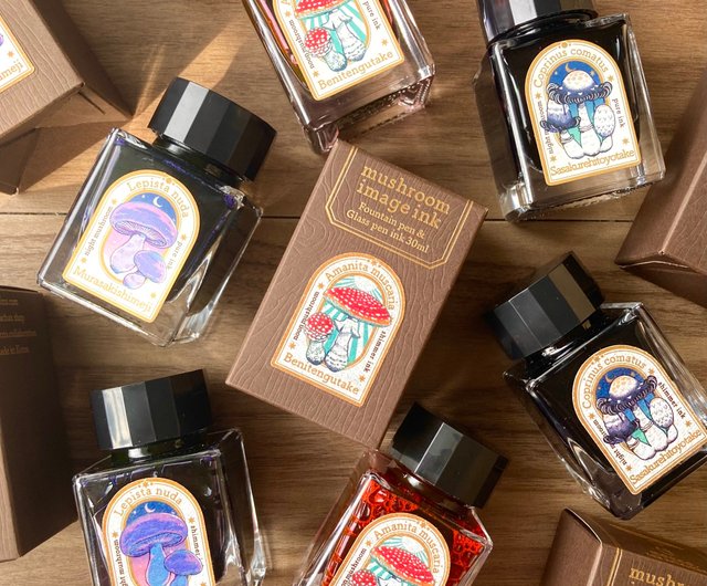 mushroom image ink /インク,墨水,文房具,文具,ステーショナリー