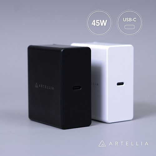 Artellia Artellia 1孔 45W PD USB-C to USB極速充電器