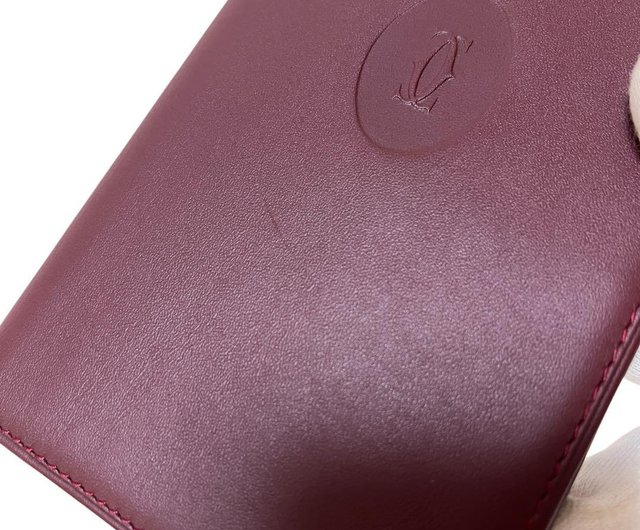 本物 Cartier カルティエ 長財布 二つ折り 札入れ マストライン