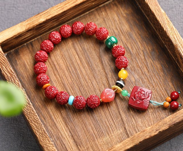 Six-character Mantra Bead Bracelet