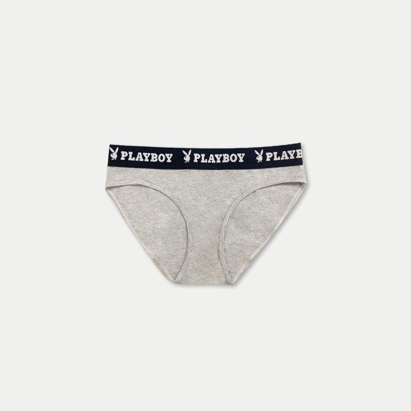Hate Monday'' X PLAYBOY - UNDERWEAR女士內褲(PBHM-SS23U13) - 女內衣褲 - 棉．麻 銀色
