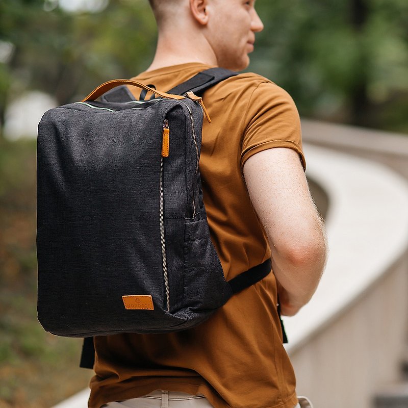 Siena Travel Backpack-9 Colors Optional Black Water Repellent Large Capacity - Backpacks - Polyester Black