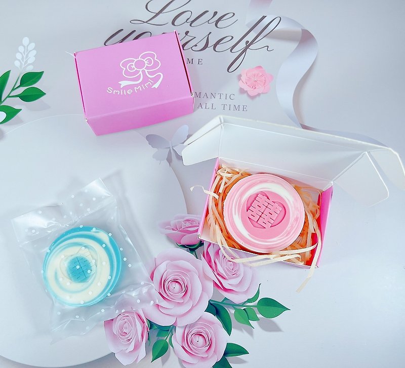 婚禮小物 /SOAP手工肥皂 50組婚禮皂 - 肥皂/手工皂 - 植物．花 粉紅色