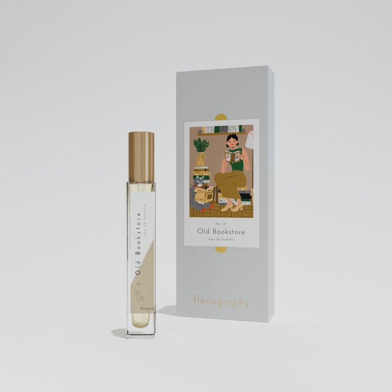 【老書香】 No. 01 街角舊書店香水 | 舊書 | 松香 香水 - 香水/香膏 - 其他材質 卡其色