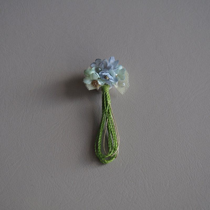 根のピアスイヤリング - 耳環/耳夾 - 棉．麻 綠色