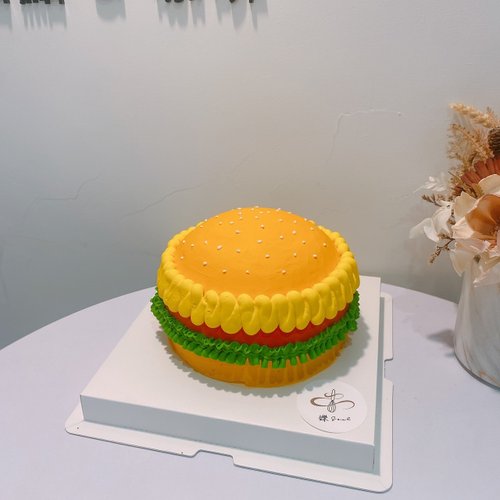 鑠咖啡/甜點專賣店 生日蛋糕 臺北 中山/松山 咖啡課程教學 客製化蛋糕 漢堡造型 立體蛋糕造型 客製化 客製化蛋糕 鑠甜點 自取 臺北