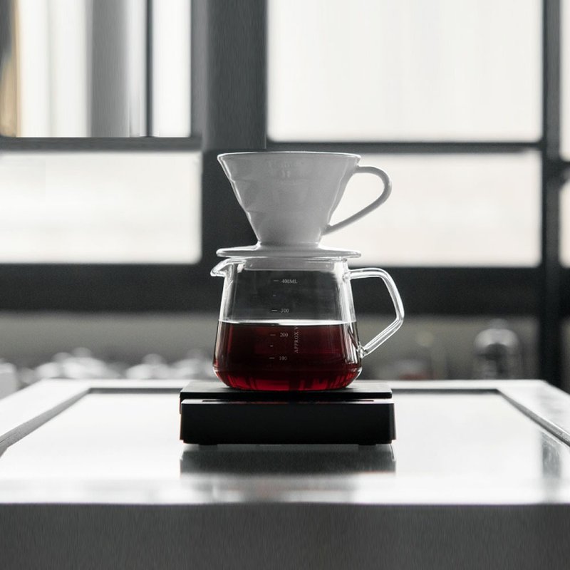 【ギフトフェラーラフィルターハンギング】ティアモジェーン。 Glass Hand Feel Coffee Pot Classic Collector's Edition400について - コーヒードリッパー - ガラス 透明