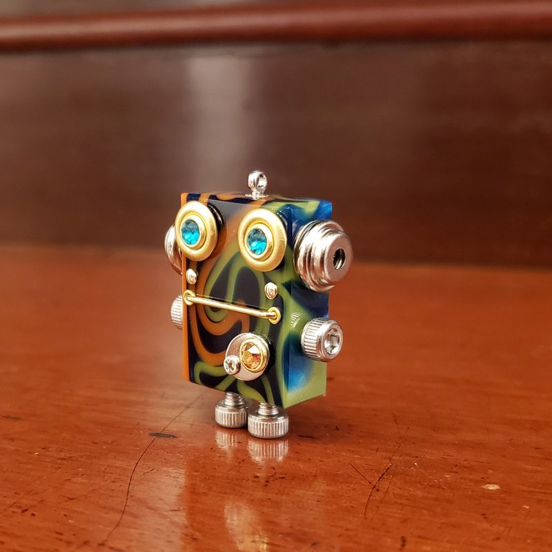 機器人飾品 吊墜 TOMOTTO 0002 - 項鍊 - 其他材質 綠色