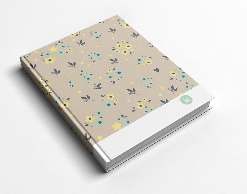 Rococo strawberry WELKIN handmade_handmade book/notebook/handbook/diary-small floral - Notebooks & Journals - Paper 