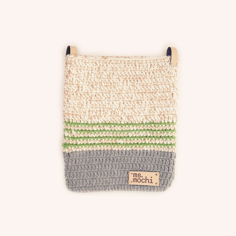 Handmade Mini Needle Bag #ImInChargeOfTreats #2 - Messenger Bags & Sling Bags - Other Man-Made Fibers Multicolor