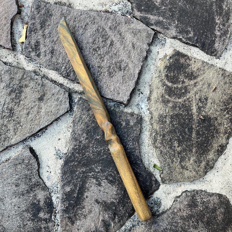 我販劍　妖刀　露喆　袖珍妖刀　魔劍紙鎮 - 擺飾/家飾品 - 木頭 綠色