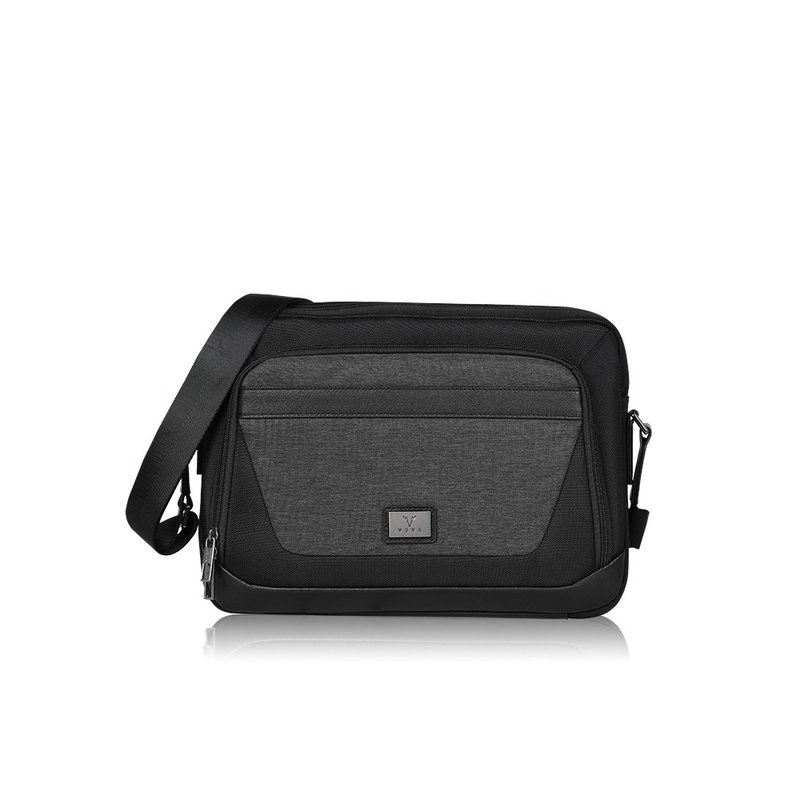 [Free gift bag] Caesar small crossbody bag-black/VA129S01BK - Messenger Bags & Sling Bags - Nylon Black