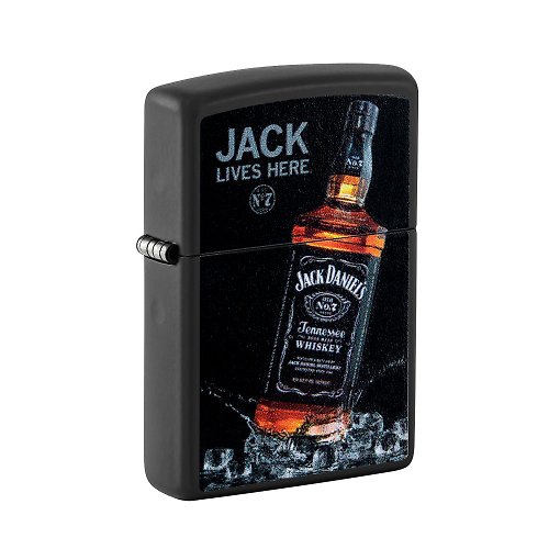 Zippo 【ZIPPO官方旗艦店】Jack Daniel's 傑克丹尼聯名款-經典酒瓶