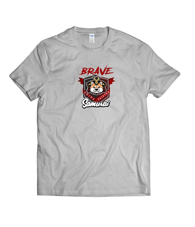 柴武士-T-shirt 白/黑/灰/藏青 - 男 T 恤 - 棉．麻 多色