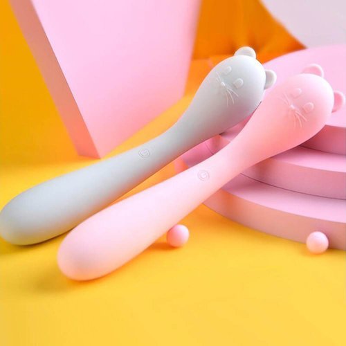 麗波 LIBO LIBO 招財鼠 8段變頻防水柔軟G點按摩棒 傾心版/智慧版 粉色