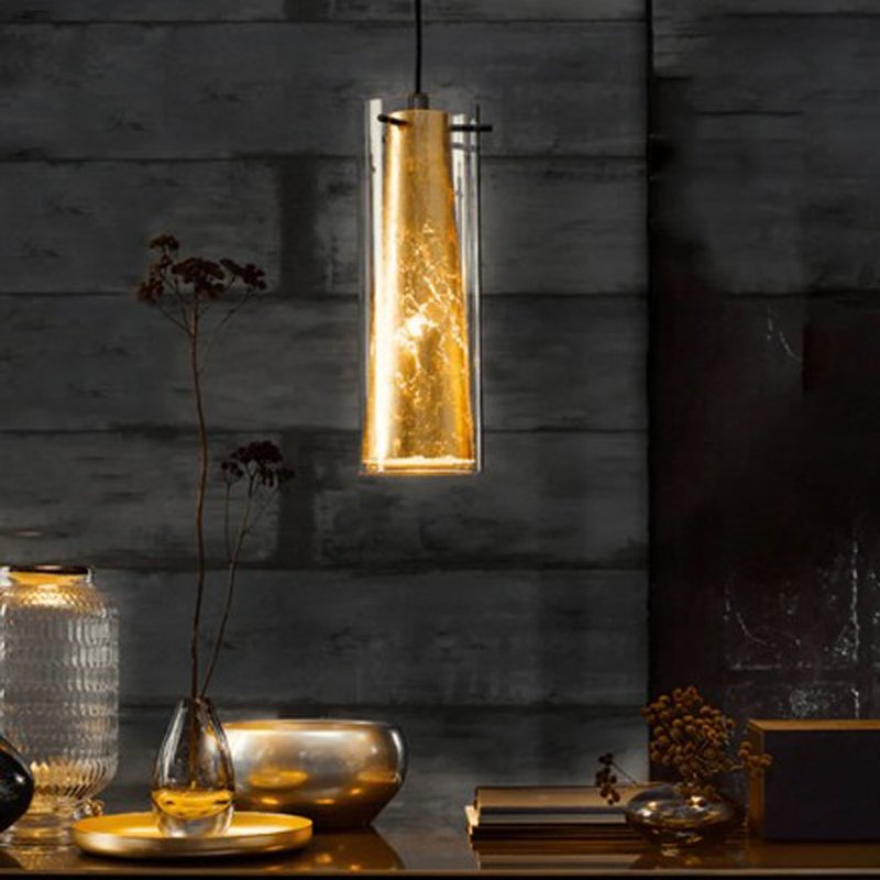 EGLO Austria Lighting | Handmade Gold Foil Series | Chandeliers, Table Lamps, Wall Lamps | Housewarming Gifts - โคมไฟ - แก้ว สีทอง