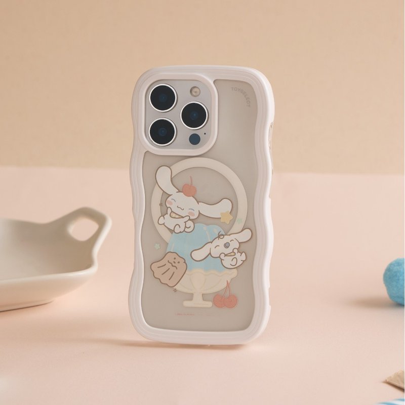 奶油家族x大耳狗果凍溜滑梯雲朵波波MagSafe iPhone手機殼 - 手機殼/手機套 - 塑膠 多色