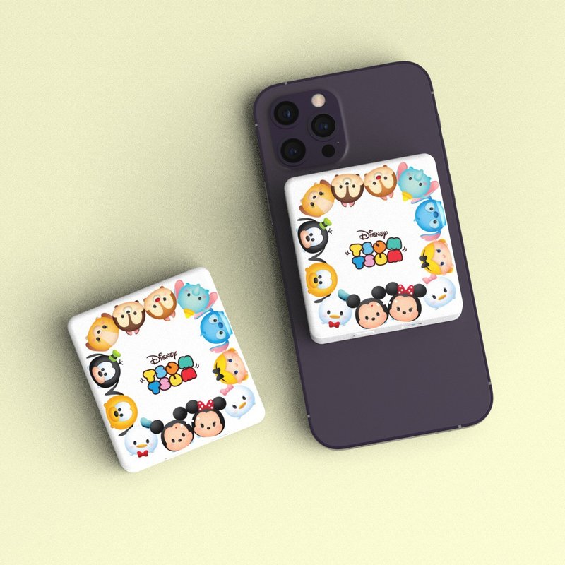 【LIMITED EDITION】Disney Magnetic Wireless Powerbank - Tsum Tsum - ที่ชาร์จ - พลาสติก ขาว