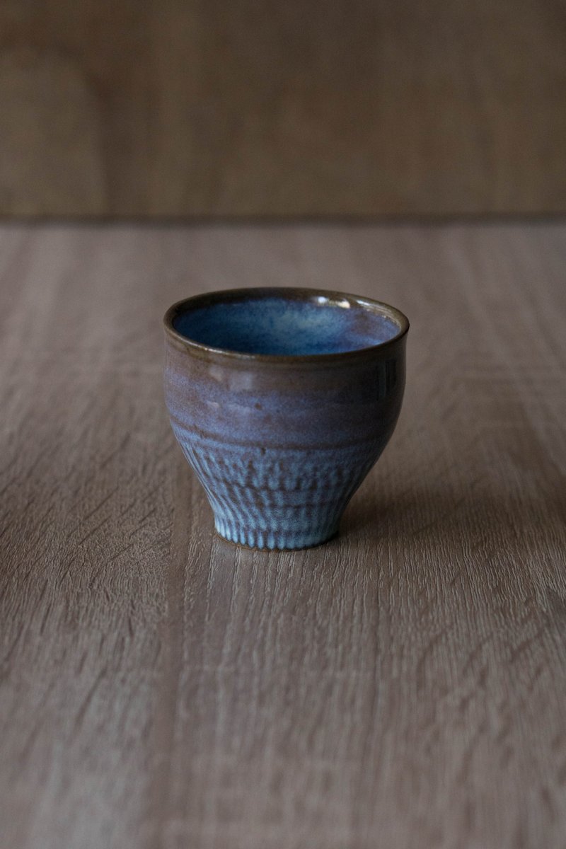 紫蘭小陶杯 | 小品杯 |  茶杯 - 其他杯子 - 陶 紫色