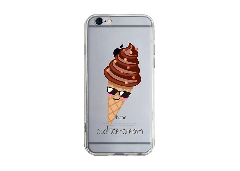 Custom Shuashuai soft ice-cream transparent Samsung S5 S6 S7 note4 note5 iPhone 5 5s 6 6s 6 plus 7 7 plus ASUS HTC m9 Sony LG g4 g5 v10 phone shell mobile phone sets phone shell phonecase - เคส/ซองมือถือ - พลาสติก หลากหลายสี