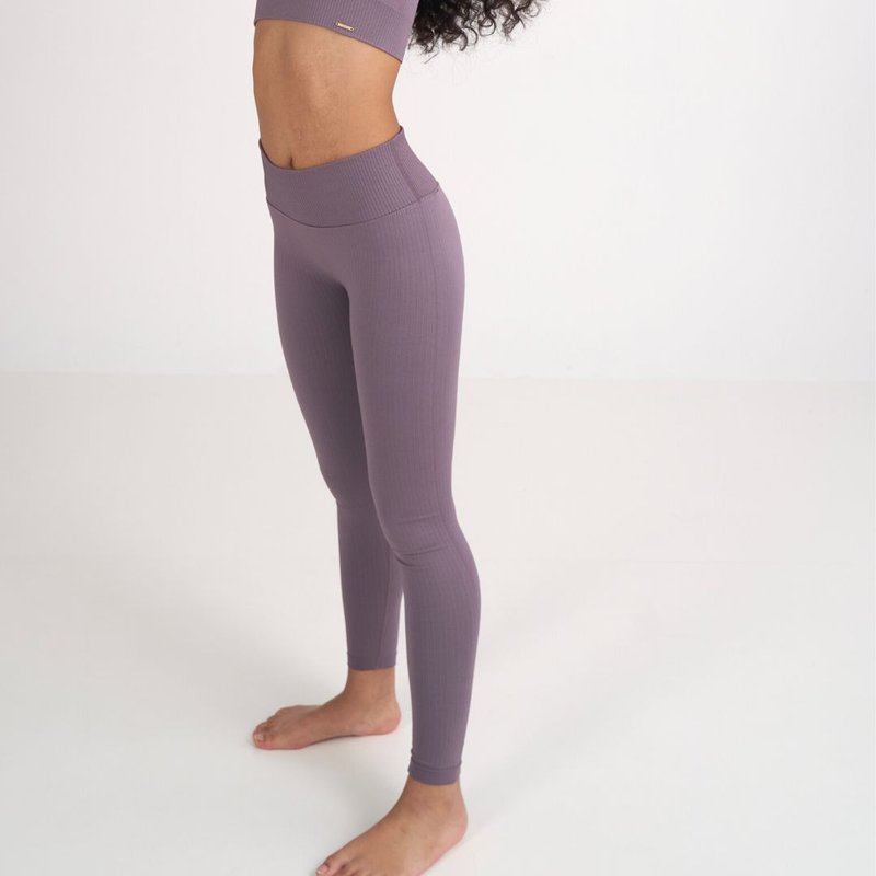 DOUX - Toi Berry Smoothie Leggings - กางเกงเลกกิ้ง - ไฟเบอร์อื่นๆ สีม่วง