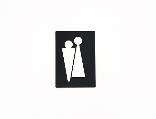 YCY：設計款信箱、金屬製品、設計家具、魔劍、妖刀，提供頂精緻的好選項 設計品 平面款不鏽鋼廁所標示牌 化妝室掛牌 衛生間吊牌 指示牌
