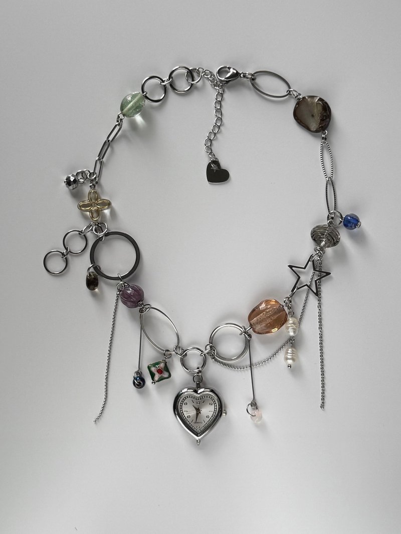 Handmade Unusable Watch - Heart PIP-pip - 項鍊 - 其他材質 多色
