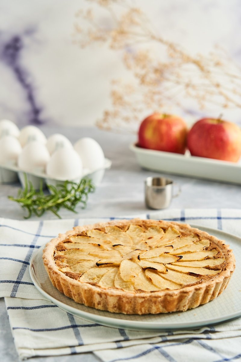 Fresh Ingredients Cuisine - Earl's Caramel Apple Cheese Tart・Hand-made DIY・Baking hand-made・Tablet teaching・One person class
