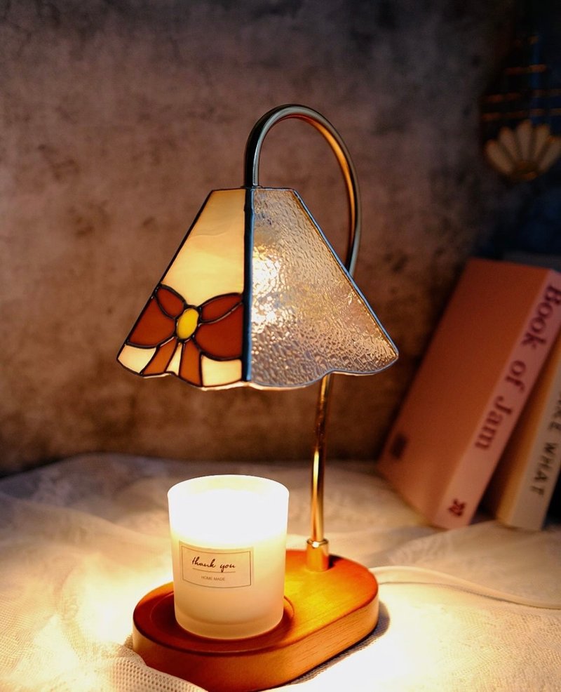 蝴蝶結融蠟燈 - 香薰/精油/線香 - 玻璃 