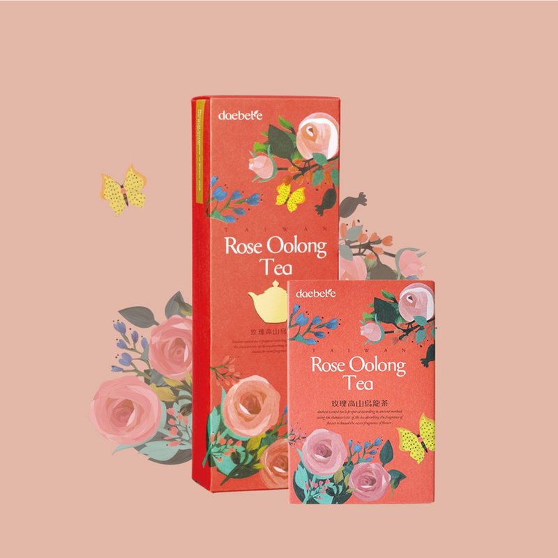 daebete Rose Alpine Oolong floral tea uses Taiwanese flowers | Buy a big and get a small - ชา - วัสดุอื่นๆ 