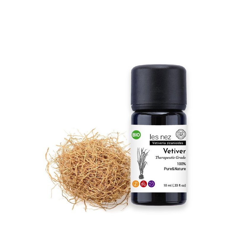 【Les nez 香鼻子】天然單方岩蘭草純精油 10ML - 香氛/精油/擴香 - 精油 黑色