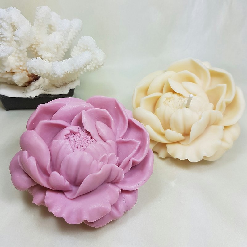 blossoming Peony handmade soaps - Soap - Other Materials Pink