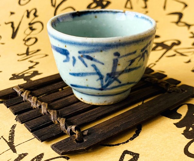 中国　香合　清朝時代　青華 中国 香合 清朝時代 青華