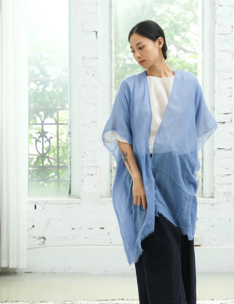 [Special offer for slight imperfections] Omake jackets - One Piece Dresses - Cotton & Hemp White