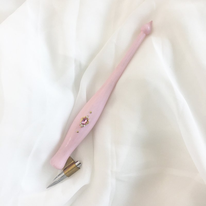 Duke Carrot Calligraphy Oblique Pen (Pink) - Other Writing Utensils - Wood Pink