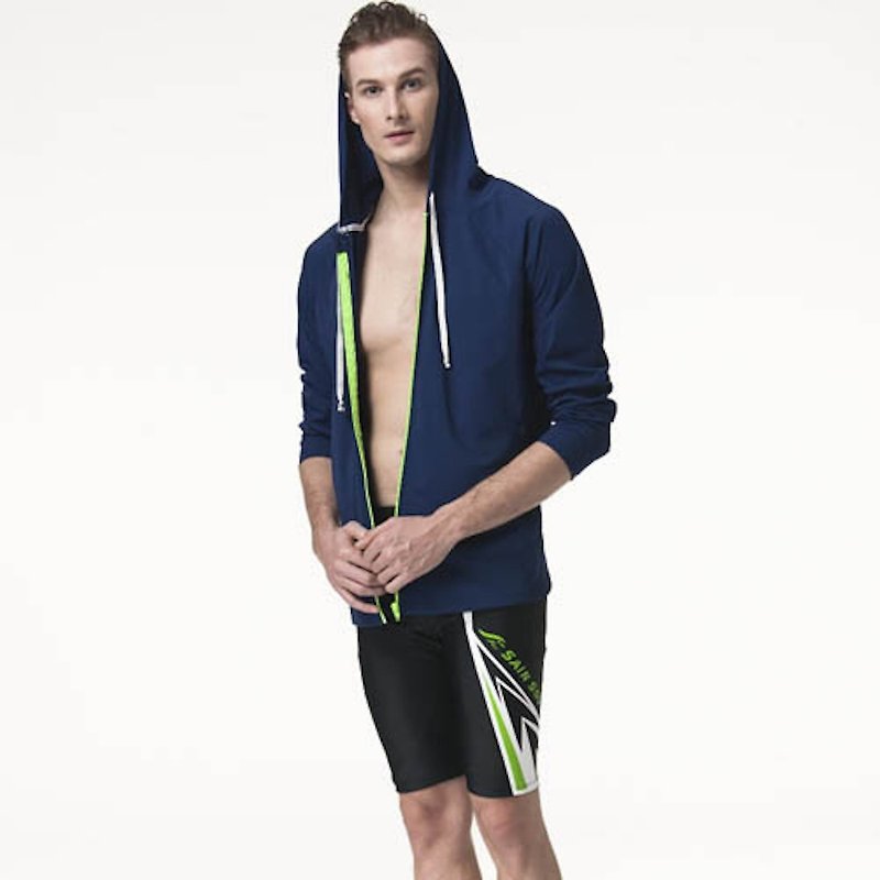 MIT must-have anti-UV coat neutral for bathing in water - Men's Sportswear Tops - Nylon Multicolor