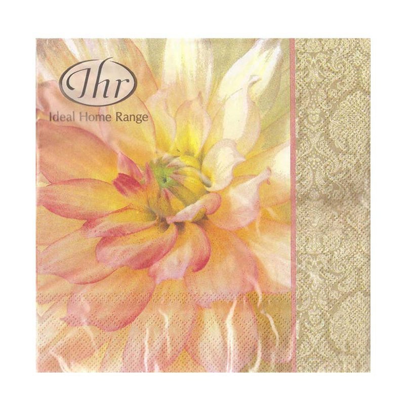 German IHR-33*33cm Napkin-Georgia Camellia - Place Mats & Dining Décor - Paper Multicolor