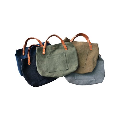 Greenies&Co Rectangle canvas tote
