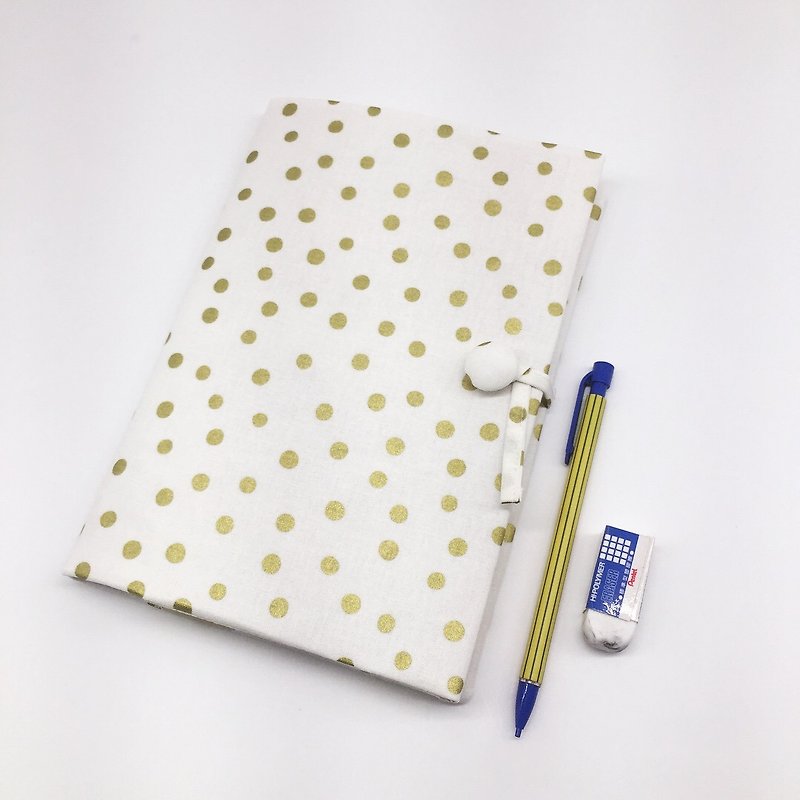 [Twinkle shiny] white gold point - Notebooks & Journals - Cotton & Hemp White